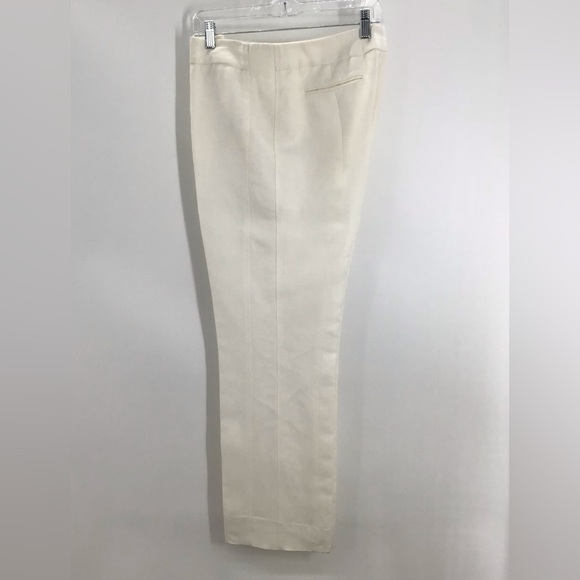 Etcetera Linen Blend Two Piece Set Jacket /Pants Career Classic Creme Size 10/12 - Picture 15 of 15